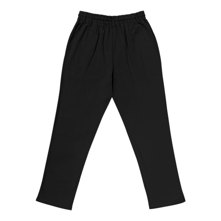 Men’s Full Size Drawstring Pants with Button-Front Detail Plus Apparel and Accessories