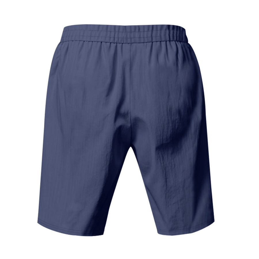 Men’s Full Size Drawstring Shorts with Pockets Plus Apparel and Accessories