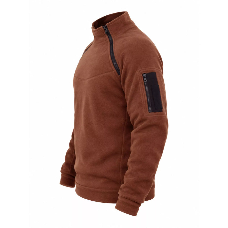 Men’s Full Size Fleece Sweatshirt with Dual Zipper Plus Apparel and Accessories