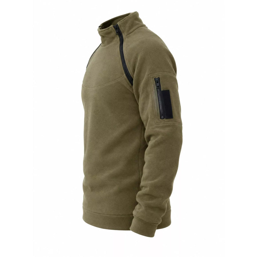 Men’s Full Size Fleece Sweatshirt with Dual Zipper Plus Apparel and Accessories
