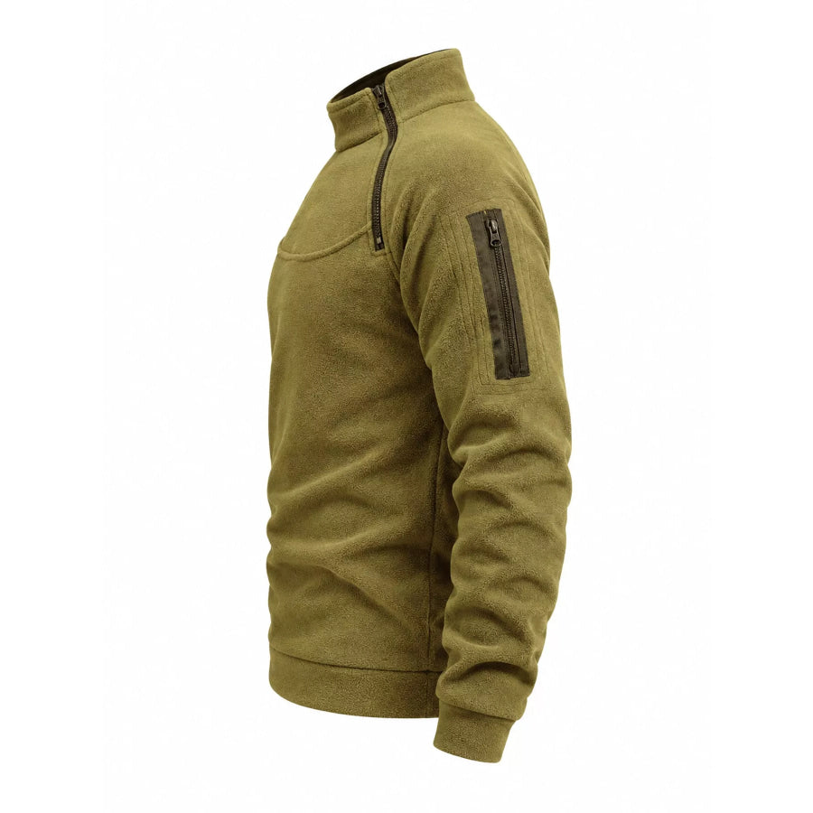 Men’s Full Size Fleece Sweatshirt with Dual Zipper Plus Apparel and Accessories