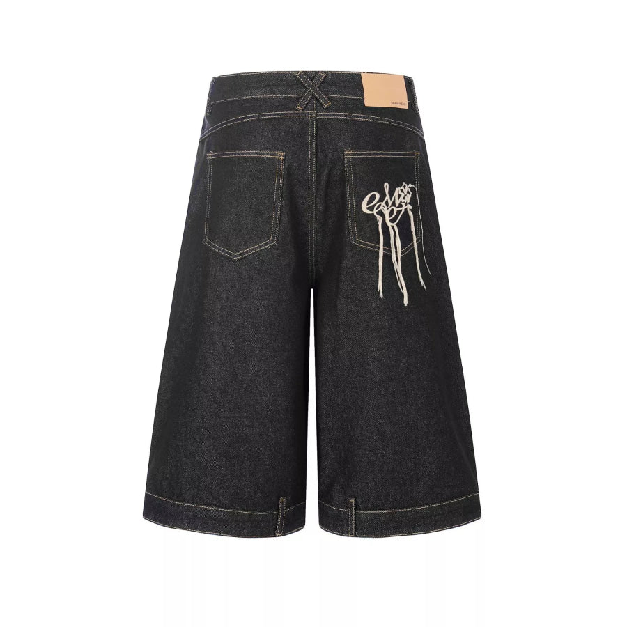 Men’s Full Size High-Waisted Wide-Leg Denim Capris Plus Size Apparel and Accessories