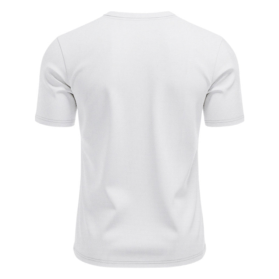 Men’s Full Size Lace-Up Neck T-Shirt Plus Size Apparel and Accessories