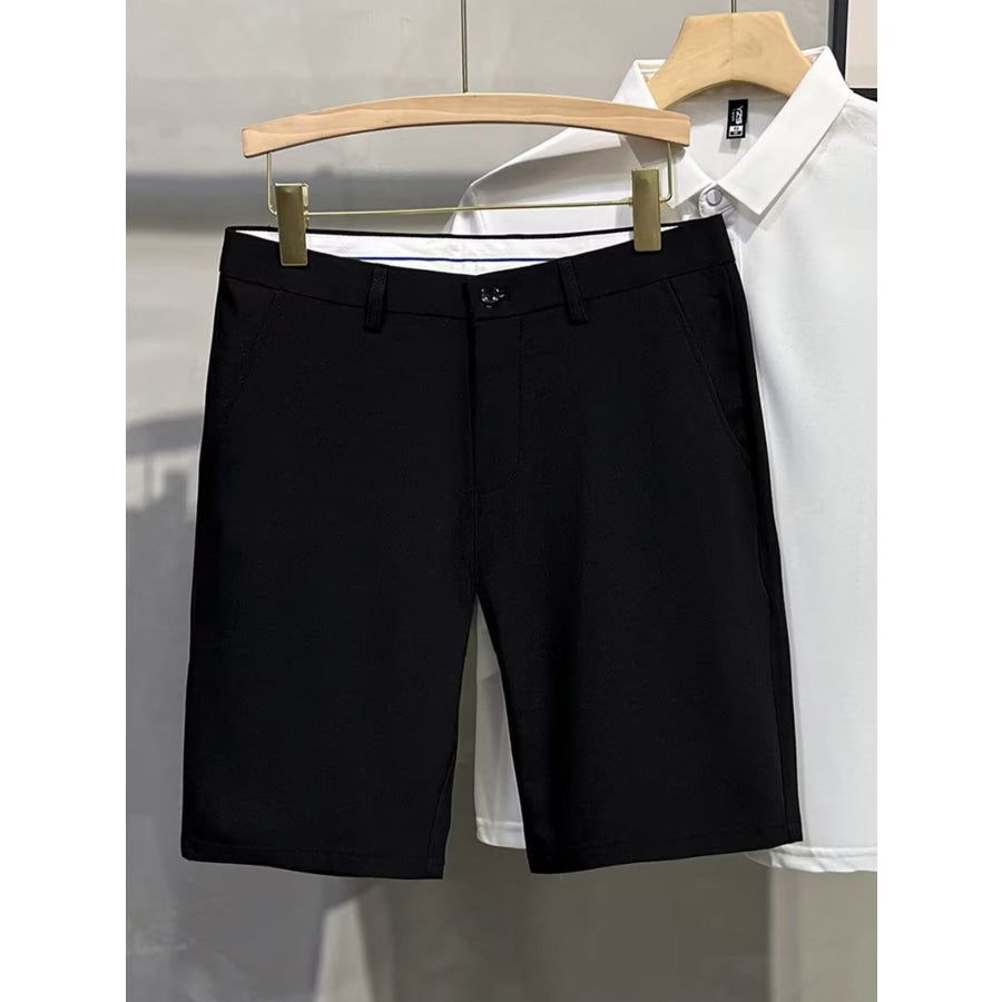 Men’s Full Size Lightweight Breathable Shorts Plus Size Black / S Apparel and Accessories