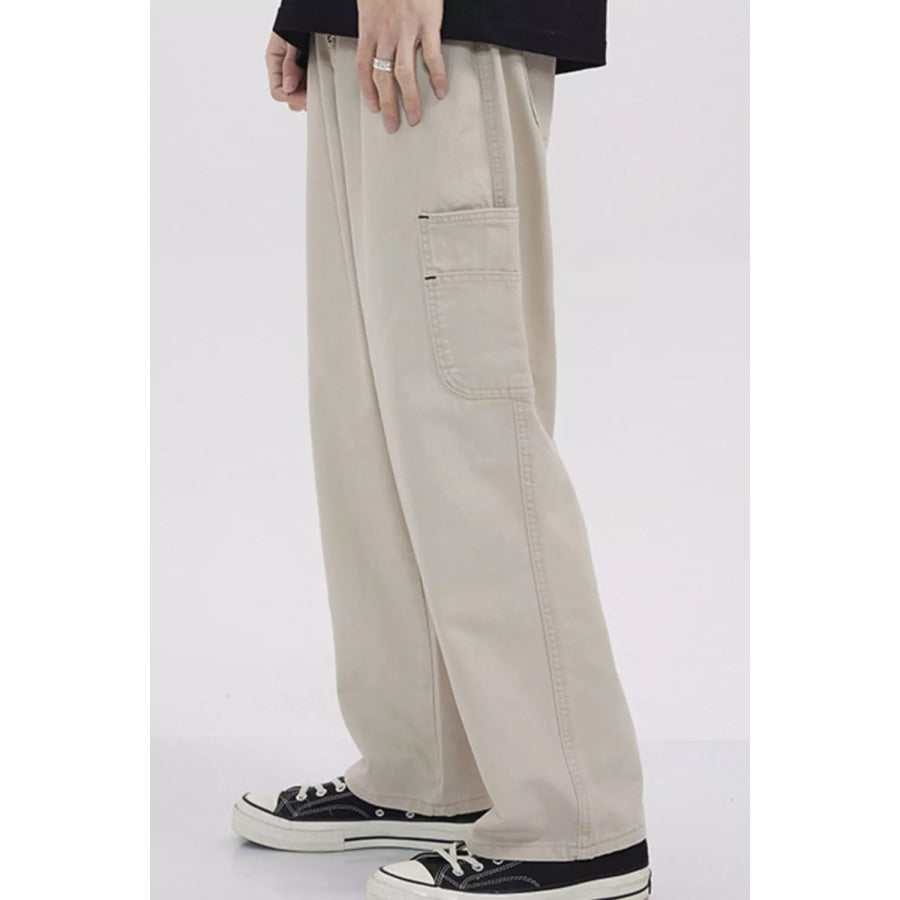 Men’s Full Size Loose Fit Cargo Pants Plus Size Apparel and Accessories
