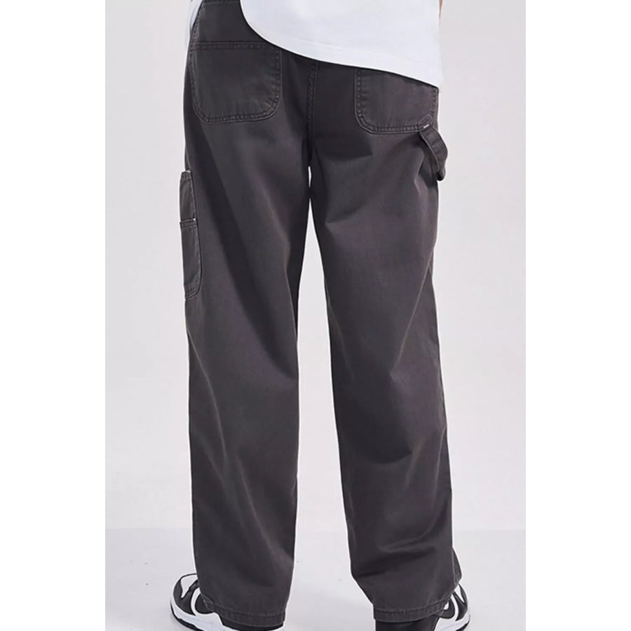 Men’s Full Size Loose Fit Cargo Pants Plus Size Apparel and Accessories