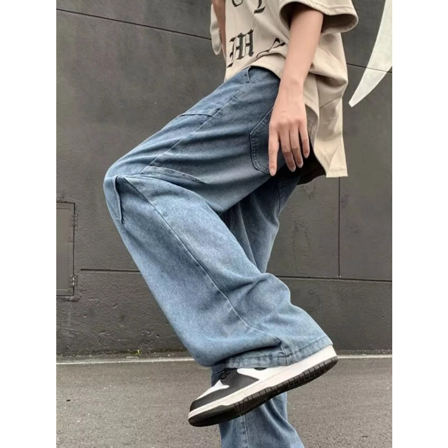 Men’s Full Size Loose Fit Jeans Plus Size Apparel and Accessories