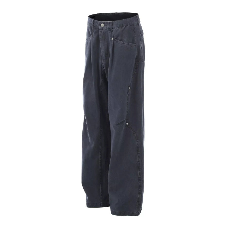 Men’s Full Size Loose Fit Pants Plus Size Gray / S Apparel and Accessories