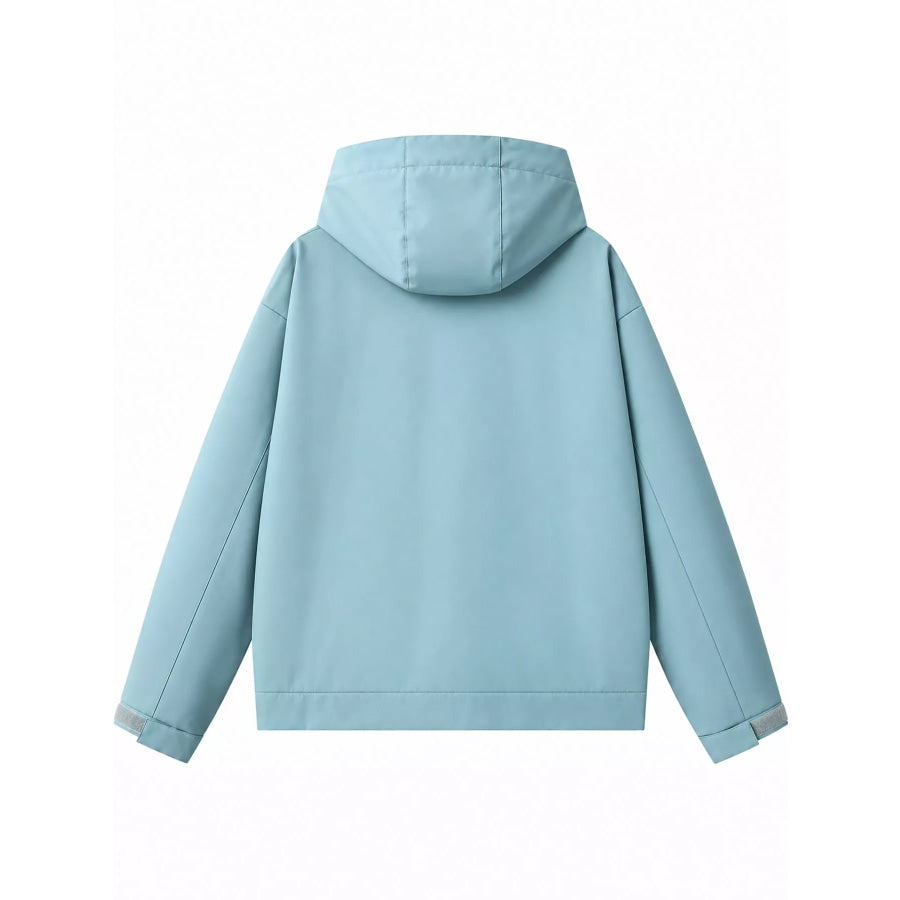 Men’s Full Size Multi Pockets Zip Up Jacket Plus Apparel and Accessories