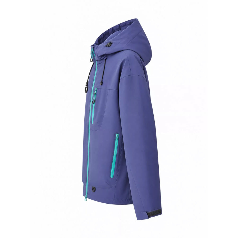 Men’s Full Size Multi Pockets Zip Up Jacket Plus Apparel and Accessories