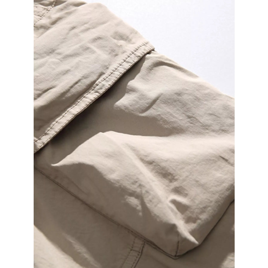 Men’s Full Size Multiple Pockets Pants Set Plus Size Apparel and Accessories
