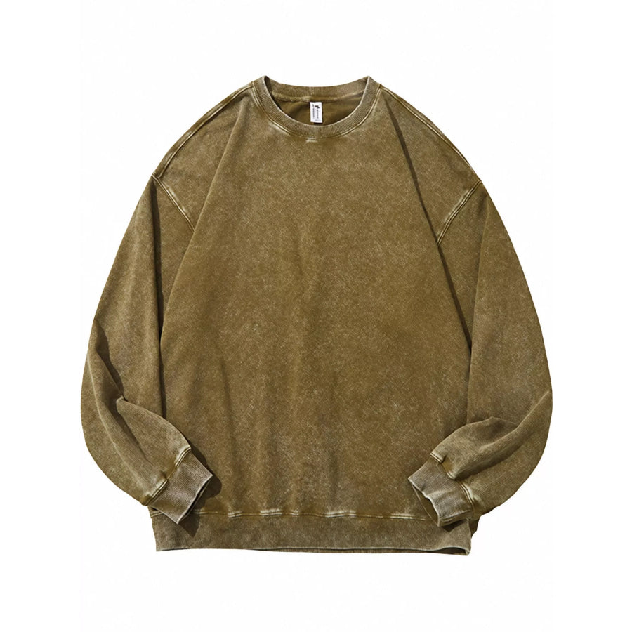 Men’s Full Size Oversized Crew Neck Sweatshirt Plus Apparel and Accessories