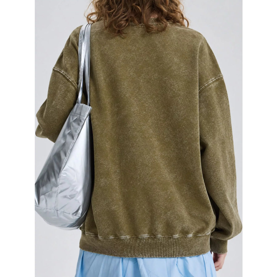 Men’s Full Size Oversized Crew Neck Sweatshirt Plus Apparel and Accessories