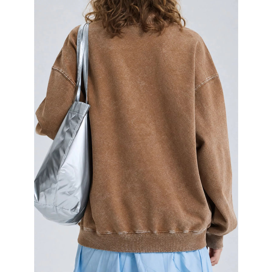 Men’s Full Size Oversized Crew Neck Sweatshirt Plus Apparel and Accessories