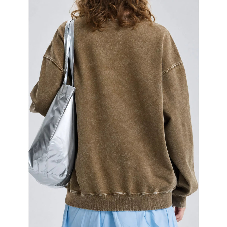 Men’s Full Size Oversized Crew Neck Sweatshirt Plus Apparel and Accessories