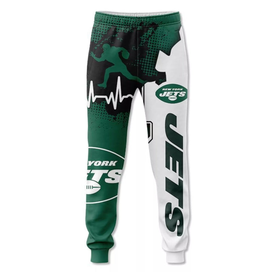 Men’s Full Size Printed Loose Fit Joggers Plus Size Dark Green / S Apparel and Accessories