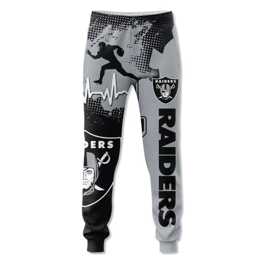 Men’s Full Size Printed Loose Fit Joggers Plus Size Gray / S Apparel and Accessories