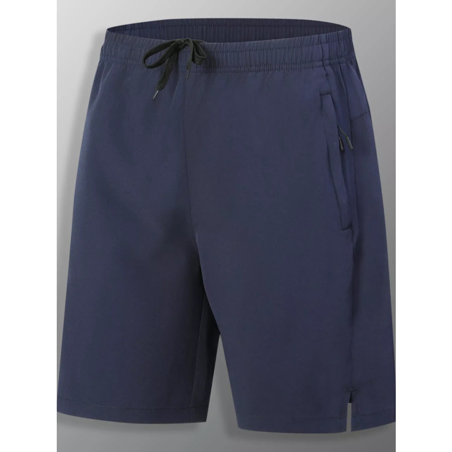 Men’s Full Size Quick-Dry Athletic Shorts Plus Size Dark Blue / XS Apparel and Accessories