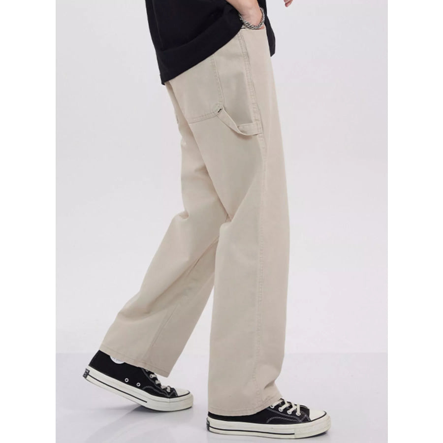 Men’s Full Size Relaxed Fit Cargo Jeans Plus Size Apparel and Accessories