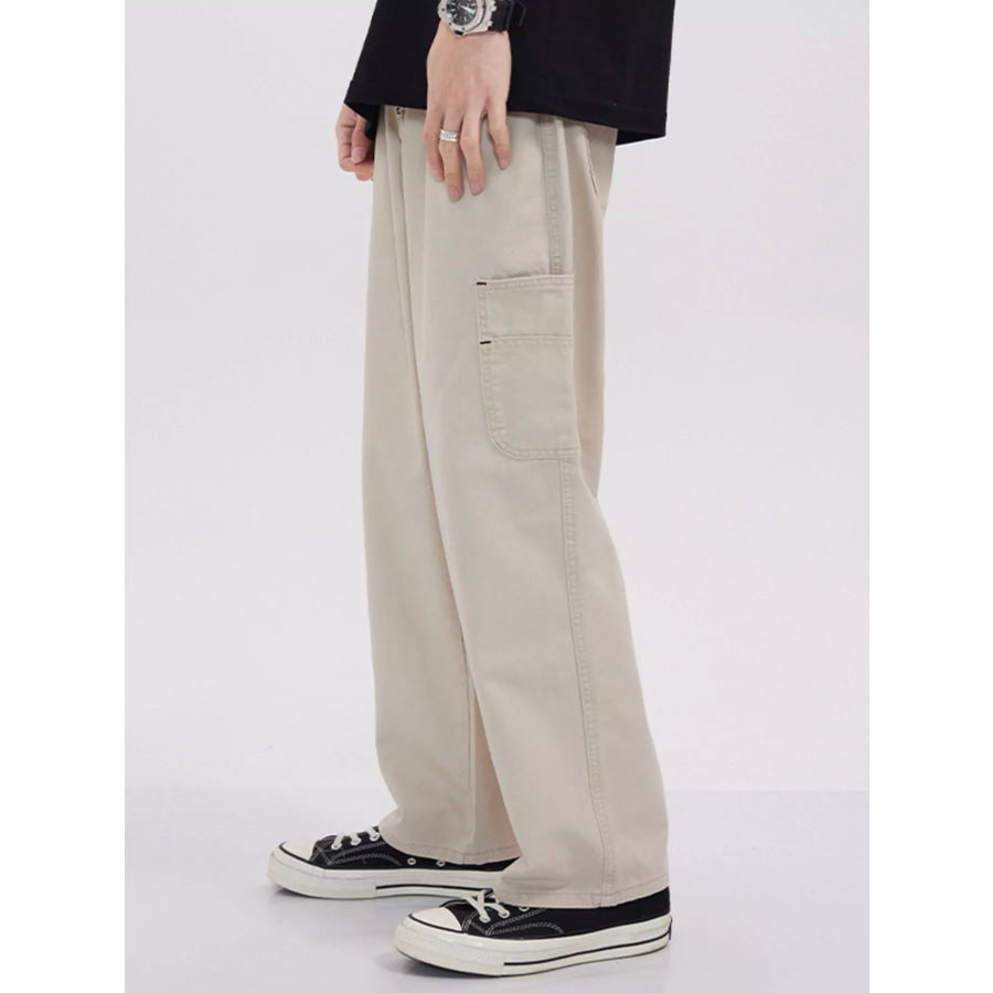 Men’s Full Size Relaxed Fit Cargo Jeans Plus Size Apparel and Accessories