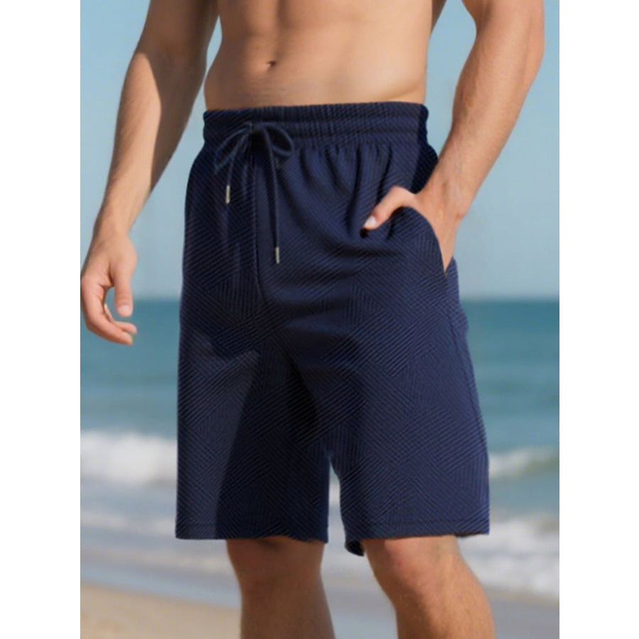 Men’s Full Size Relaxed Fit Drawstring Shorts Plus Size Apparel and Accessories