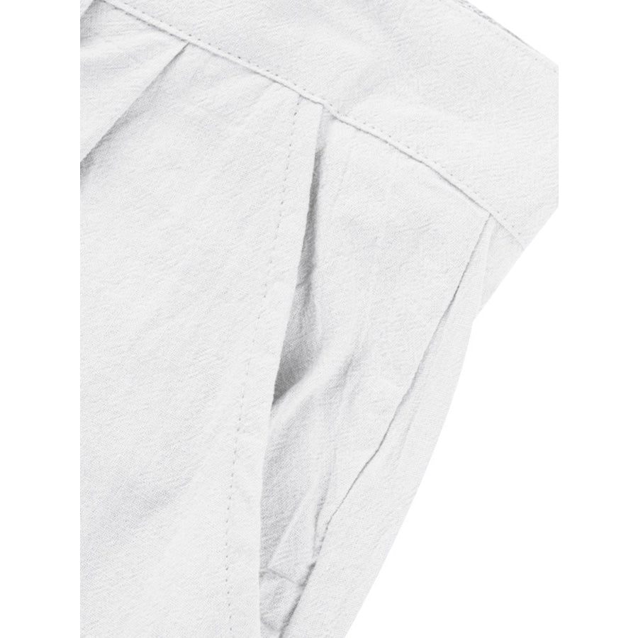 Men’s Full Size Relaxed Fit Pleated Pants Plus Size Apparel and Accessories