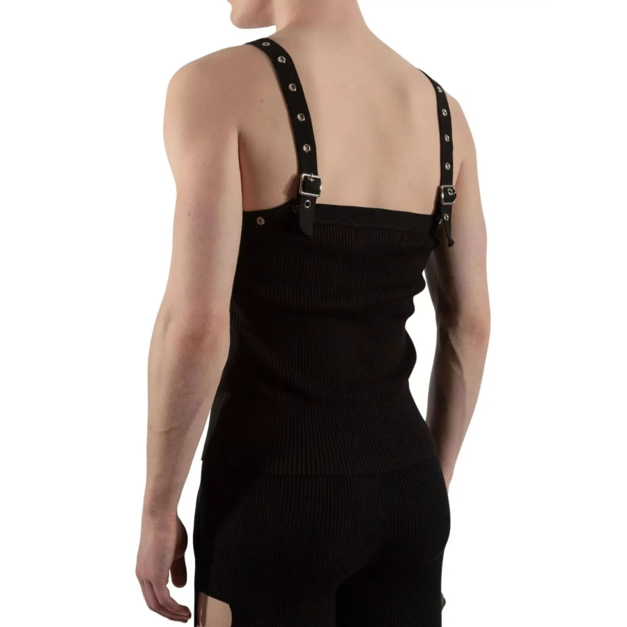 Men’s Full Size Ribbed Knit Tank Top Plus Apparel and Accessories