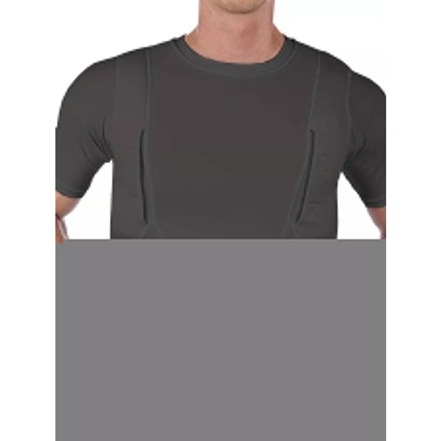 Men’s Full Size Short Sleeve Active T-Shirt Plus Dark Gray / S Apparel and Accessories