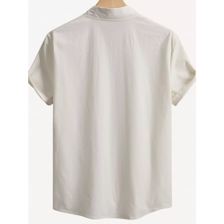 Men’s Full Size Short-Sleeve Casual Shirt Plus Size Apparel and Accessories