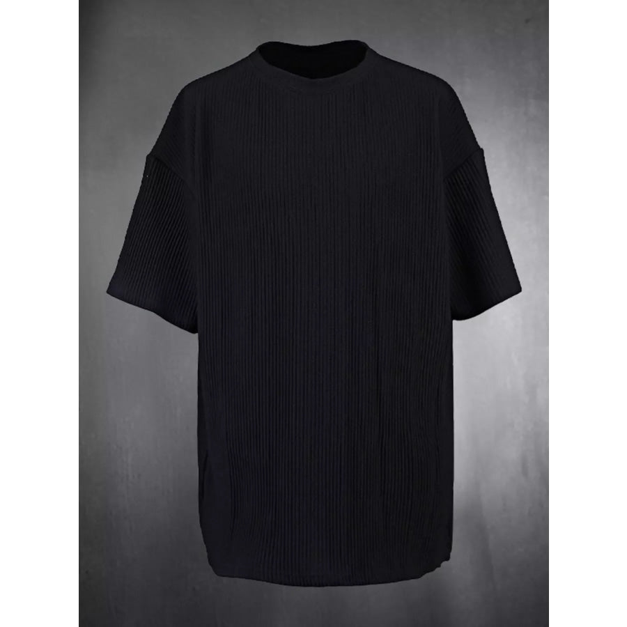 Men’s Full Size Short Sleeve Top and Shorts Set Plus Size Apparel and Accessories