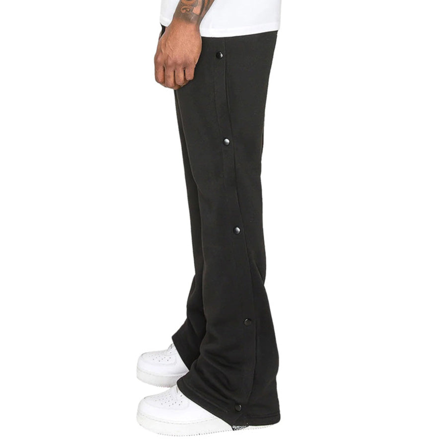 Men’s Full Size Side Snap Button Pants Plus Size Apparel and Accessories