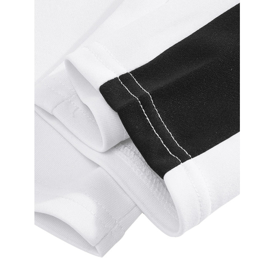 Men’s Full Size Side Stripe Wide Leg Pants Plus Size Apparel and Accessories