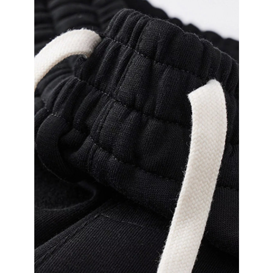 Men’s Full Size Side Striped Casual Loose Fit Pants Plus Size Apparel and Accessories