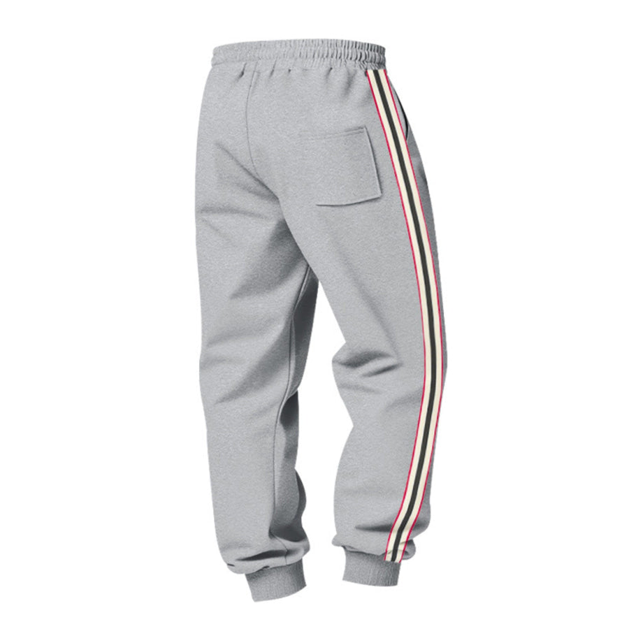 Men’s Full Size Side-Striped Drawstring Joggers Plus Apparel and Accessories