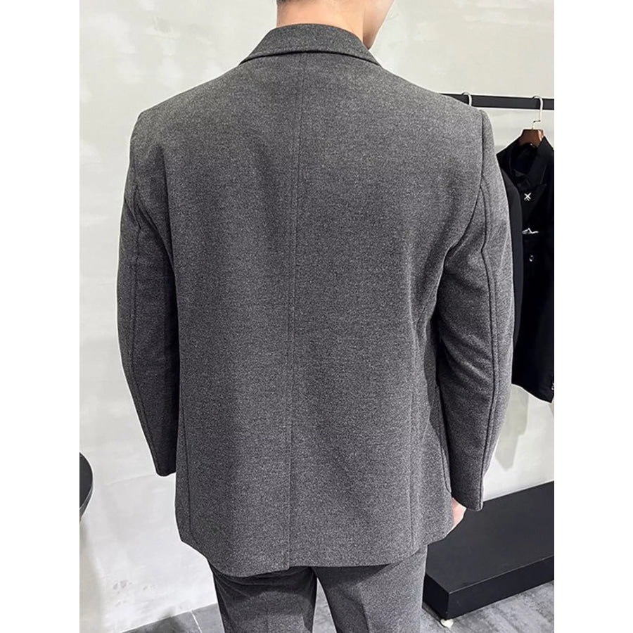 Men’s Full Size Slim-Fit Blazer and Pants Set Plus Apparel Accessories