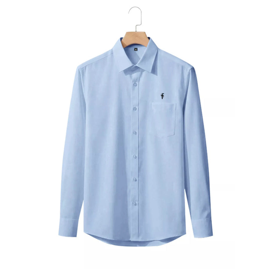 Men’s Full Size Slim Fit Button Up Shirt Plus Size Apparel and Accessories