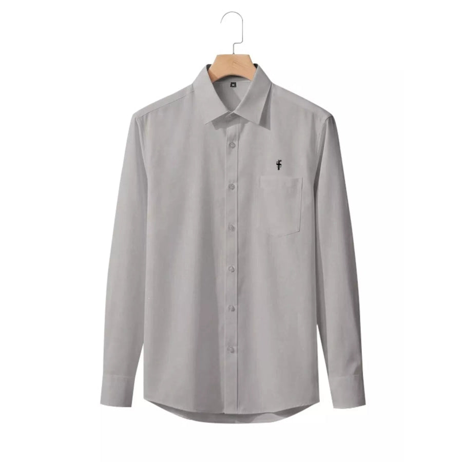 Men’s Full Size Slim Fit Button Up Shirt Plus Size Apparel and Accessories