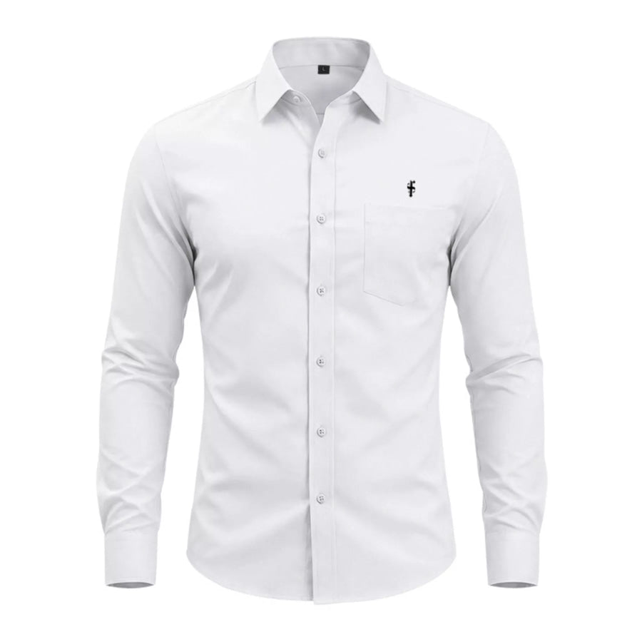 Men’s Full Size Slim Fit Button Up Shirt Plus Size Apparel and Accessories