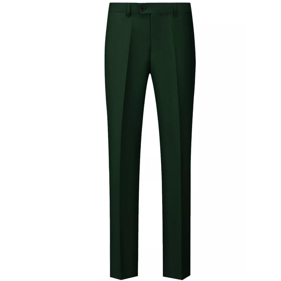 Men’s Full Size Slim Fit Dress Pants Plus Size Army Green / XXS Apparel and Accessories