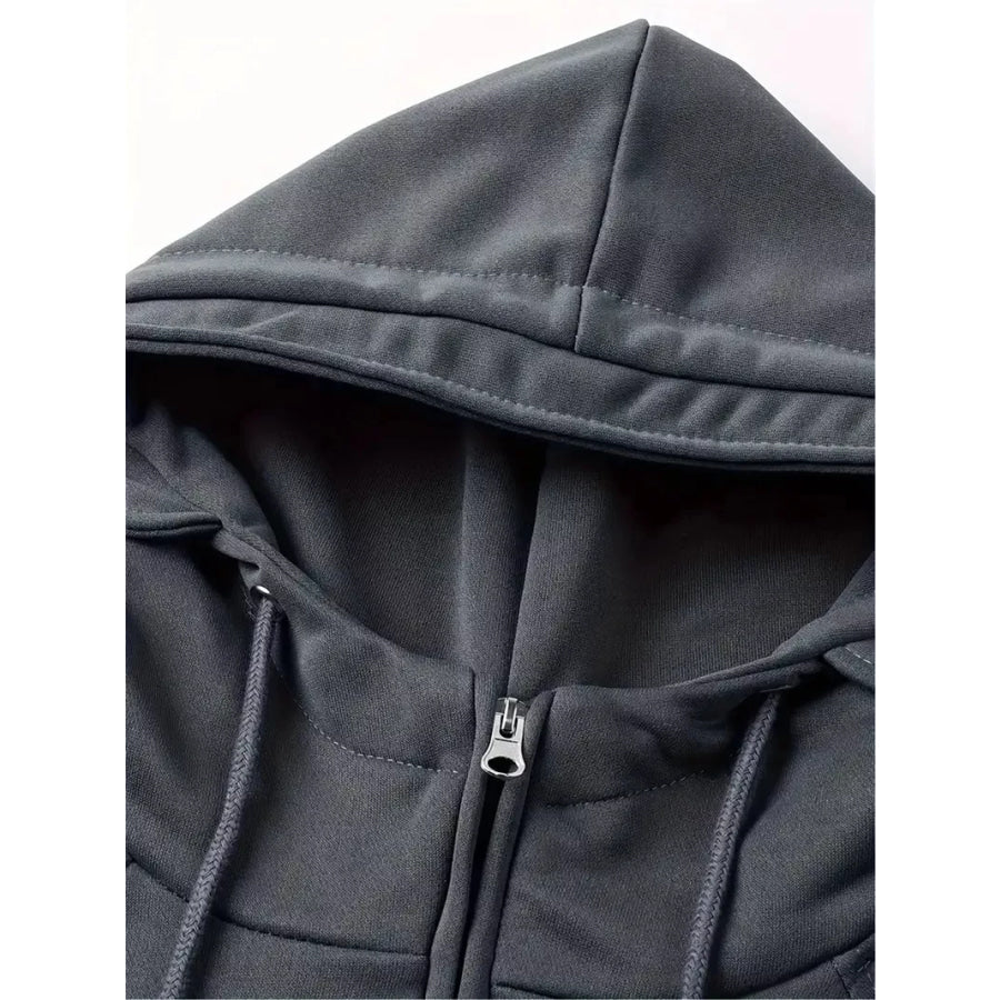 Men’s Full Size Tactical Half-Zip Hoodie with Utility Pockets Plus Apparel and Accessories