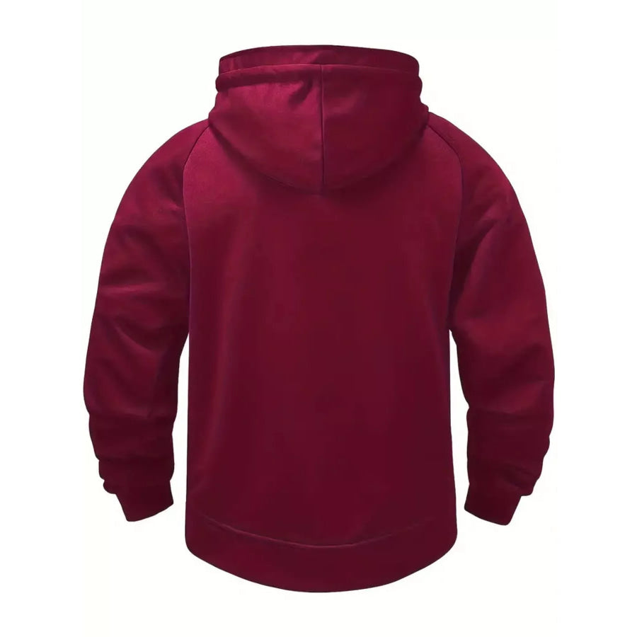 Men’s Full Size Tactical Half-Zip Hoodie with Utility Pockets Plus Apparel and Accessories