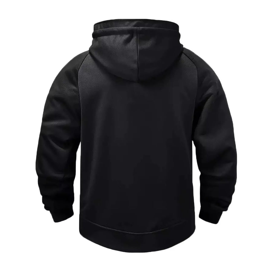 Men’s Full Size Tactical Half-Zip Hoodie with Utility Pockets Plus Apparel and Accessories