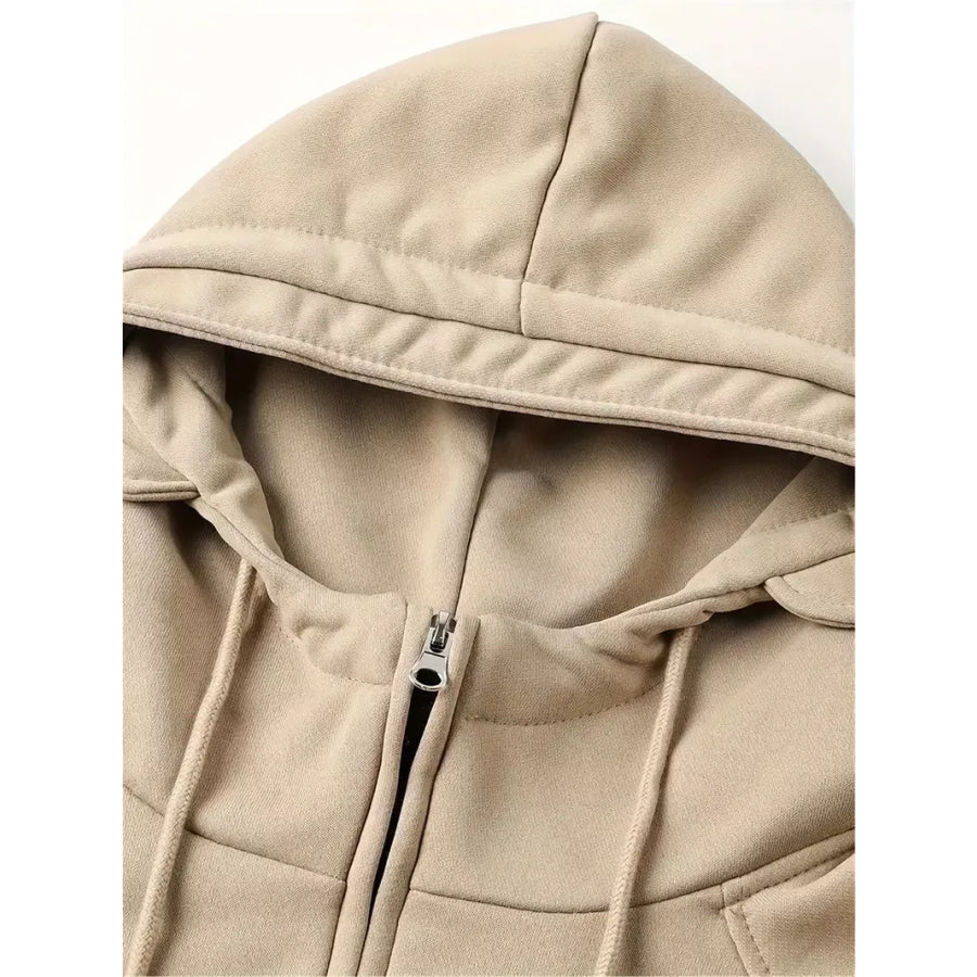 Men’s Full Size Tactical Half-Zip Hoodie with Utility Pockets Plus Apparel and Accessories