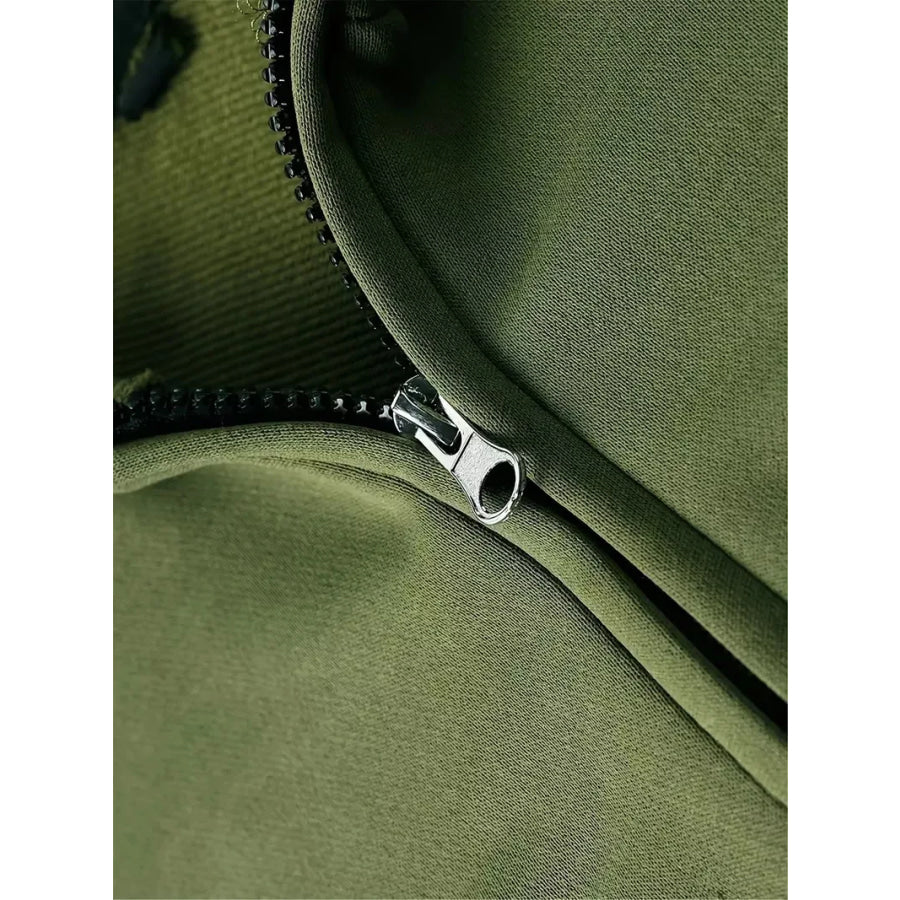 Men’s Full Size Tactical Half-Zip Hoodie with Utility Pockets Plus Apparel and Accessories