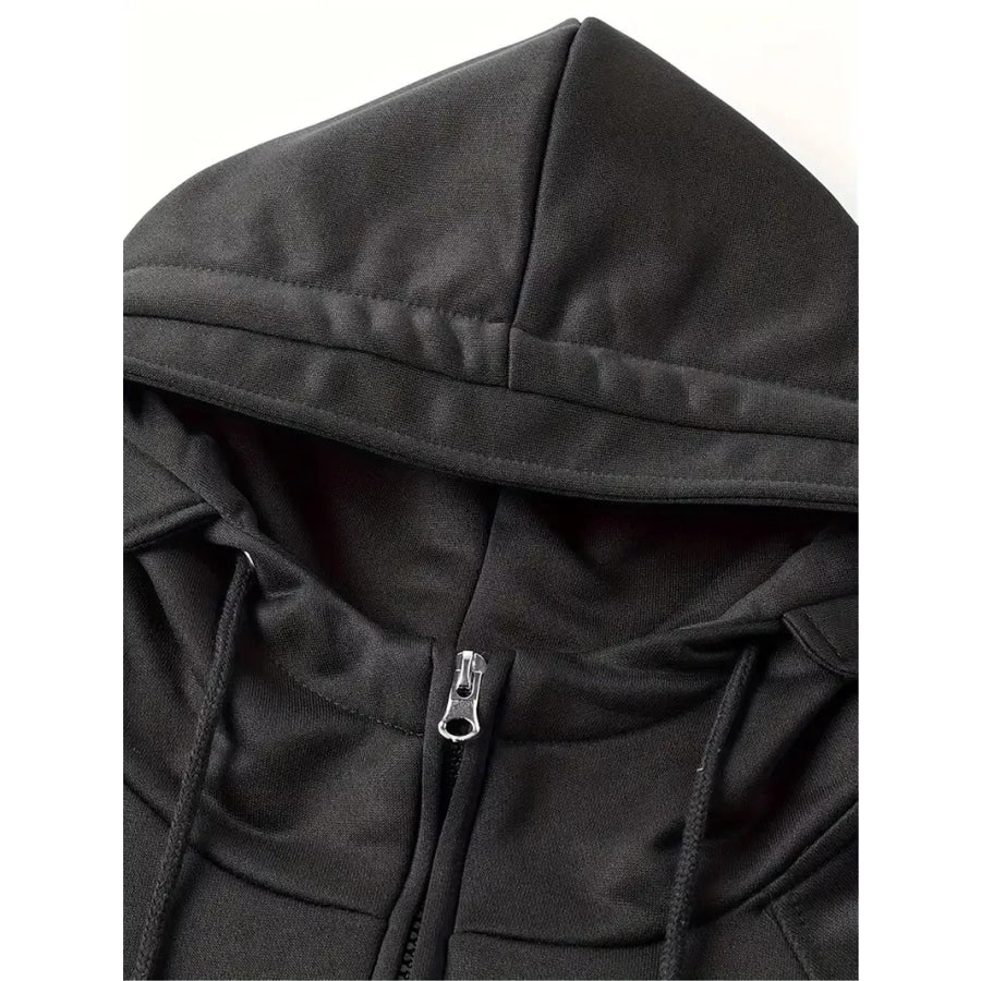 Men’s Full Size Tactical Half-Zip Hoodie with Utility Pockets Plus Apparel and Accessories