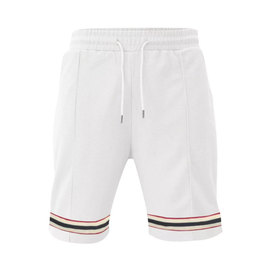 Men’s Full Size Textured Knit Drawstring Shorts Plus Size Apparel and Accessories