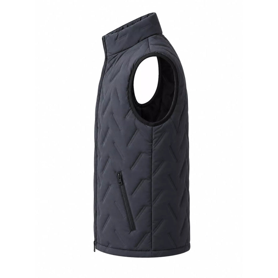 Men’s Full Size Thermal Fleece-Lined Quilted Vest Plus Apparel and Accessories