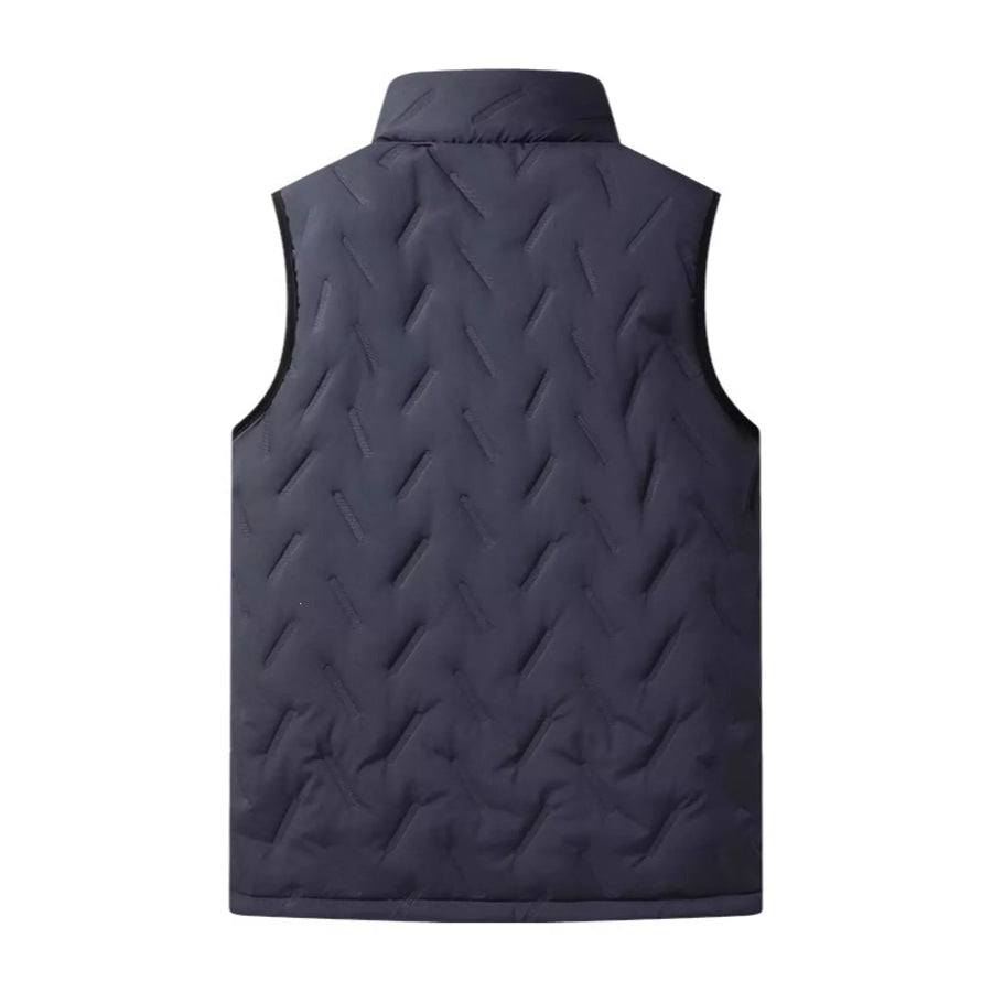 Men’s Full Size Thermal Fleece-Lined Quilted Vest Plus Apparel and Accessories