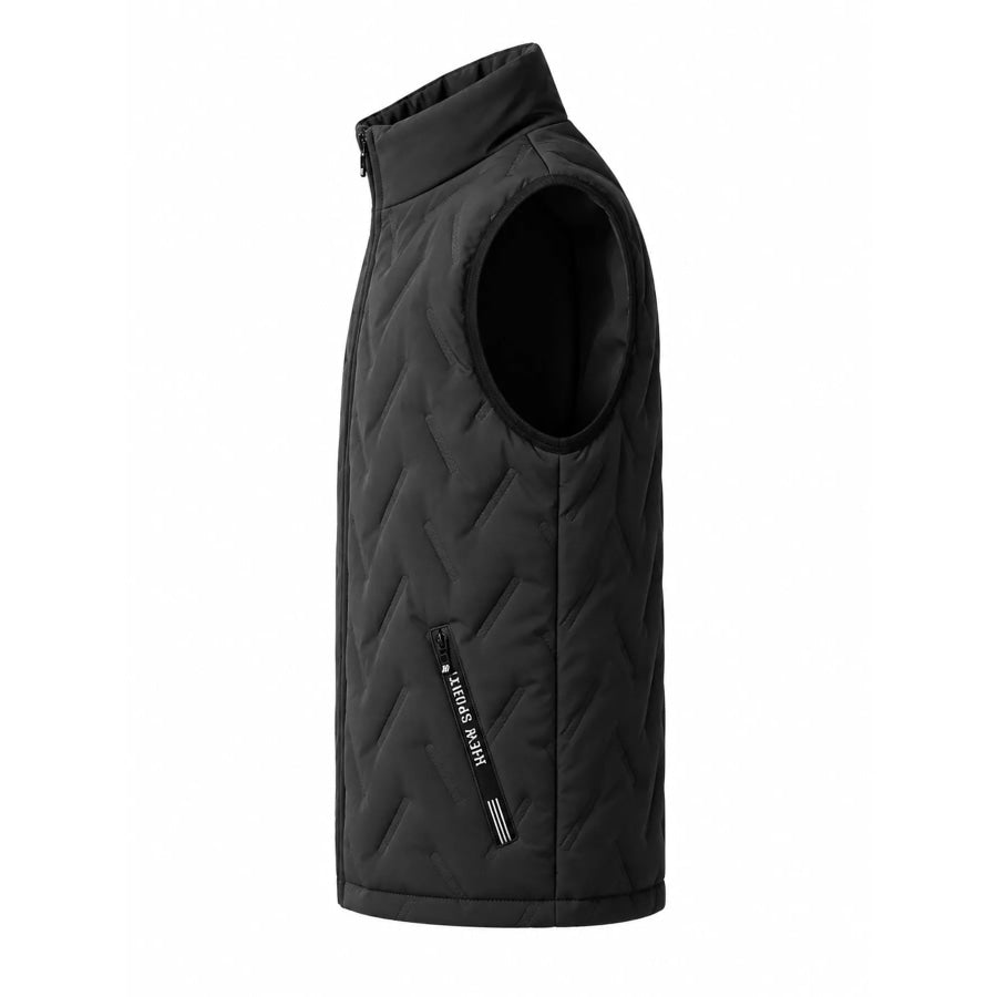 Men’s Full Size Thermal Fleece-Lined Quilted Vest Plus Apparel and Accessories