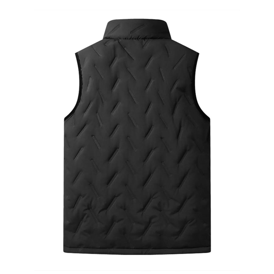 Men’s Full Size Thermal Fleece-Lined Quilted Vest Plus Apparel and Accessories